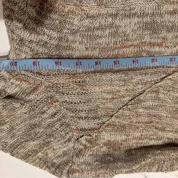 Free Peoplele long duster cardigann linen blend M - Picture 9 of 12